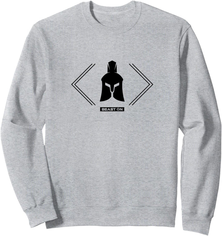 Spartaner Helm Gladiator Helm Modernes Gym Design Fitness Sweatshirt