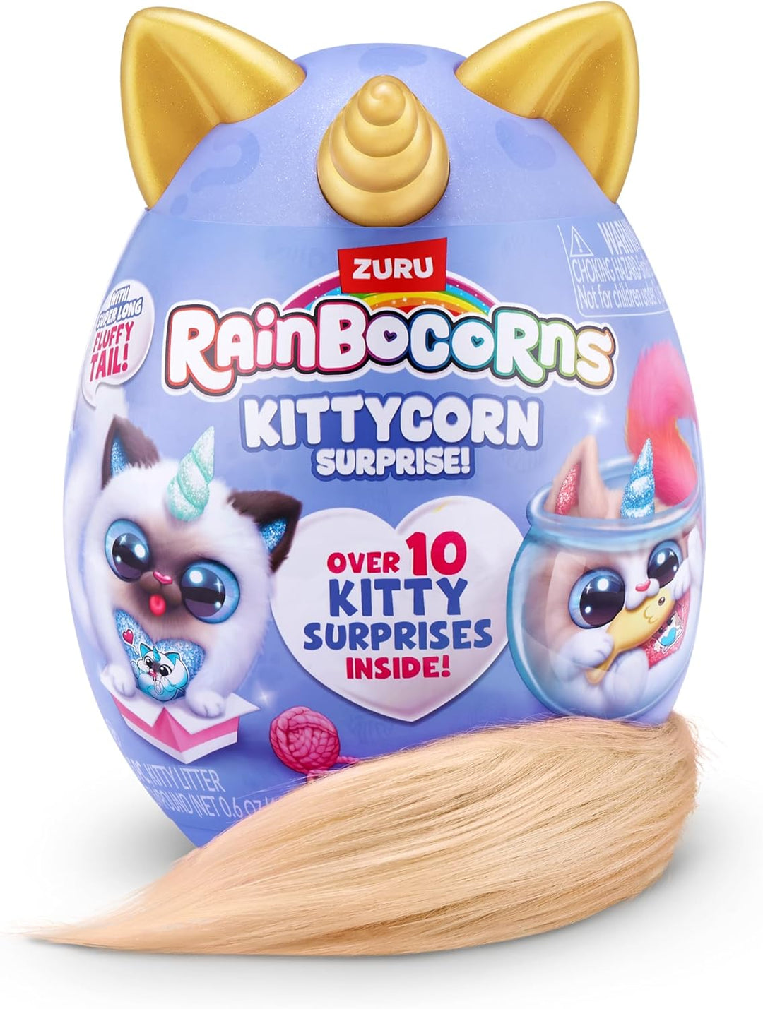 Rainbocorns 92104A, Persian, Small (21.5 cm), Kittycorn Surprise, Series 9, Cat, Persian