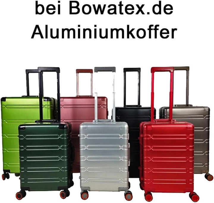 Bowatex Saxoline Motiv Reise Koffer Rollen Trolley Blume Rot Bunt 78 cm gross
