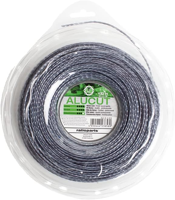 Mähfaden HYBRID TWIST Alucut 2,0mm 122m Trimmerfaden 4-Kant gedreht