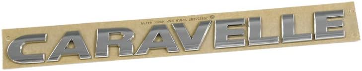 Volkswagen 7E9853687739 Caravelle Schriftzug Aufkleber Heckklappe Emblem Chrom