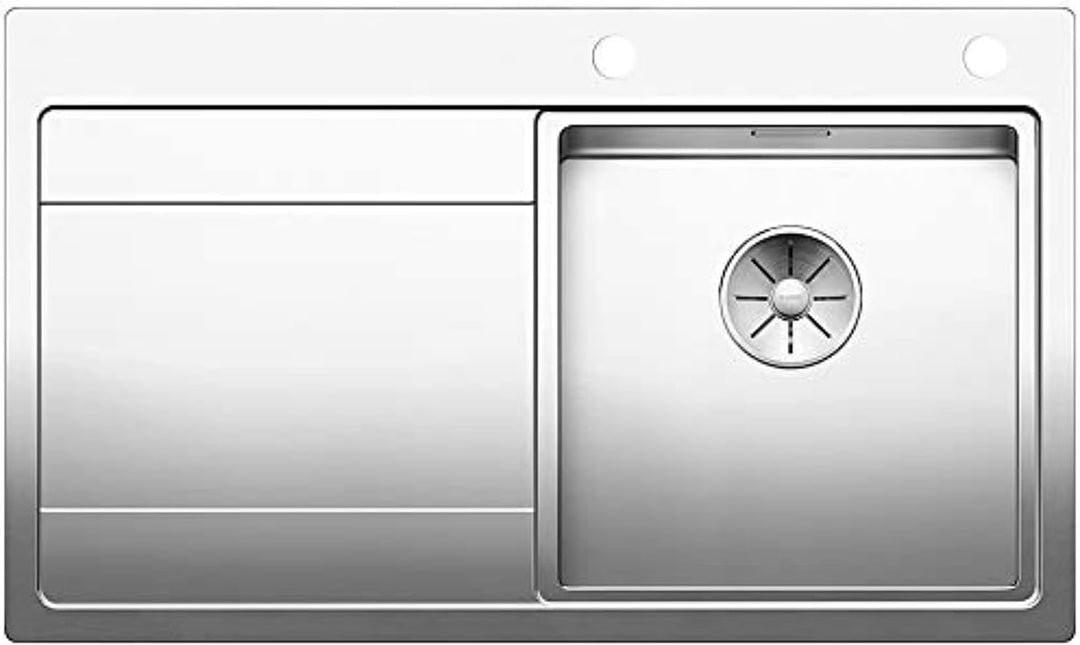 BLANCO DIVON II 45 S-IF | Edelstahl | Einbauart: Einbau von Oben & Flächenbündig | Hauptbecken recht