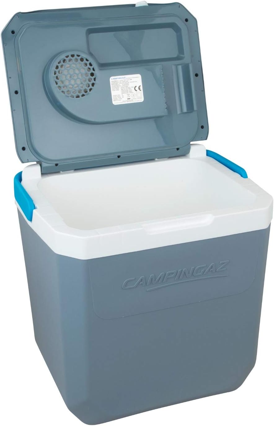 Campingaz Powerbox Plus 28L, elektrische Kühlbox, 12V Anschluss, Platz für 8 x 1.5L Flaschen, stromb