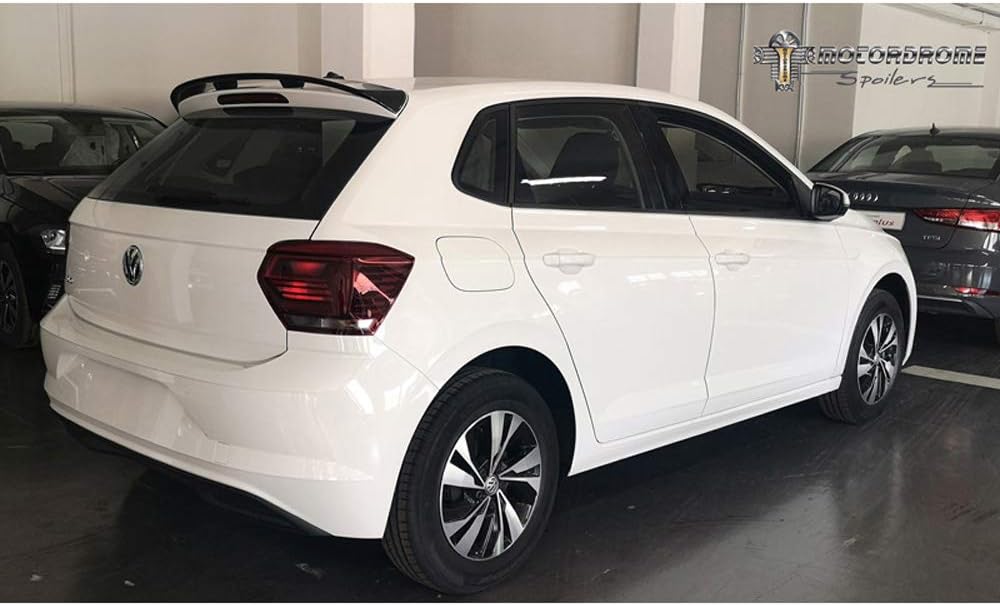 AUTO-STYLE Dachspoiler kompatibel mit Volkswagen Polo (AW) 2017- exkl. R-line/GTi (PU)