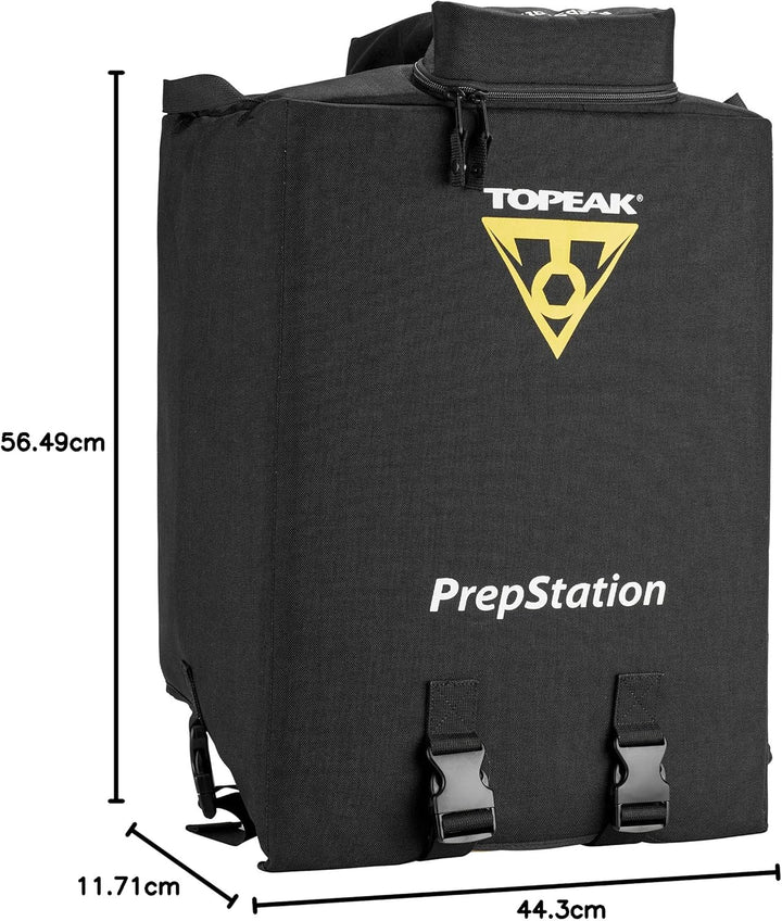 TOPEAK Unisex – Erwachsene Prepstation Case Cover, Schwarz-schwarz, ohne Werkzeug