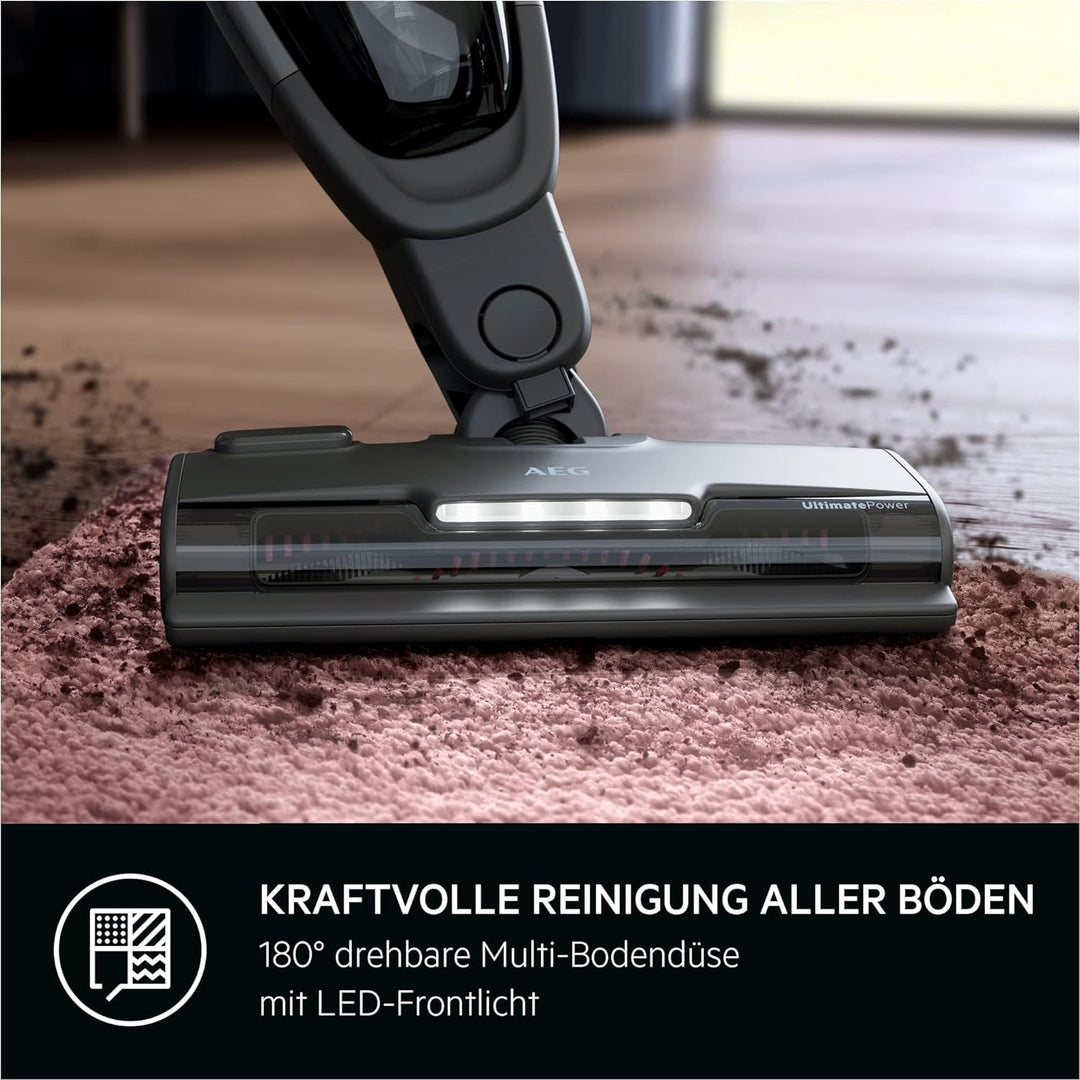 AEG CLEAN 6000 AS62A252XN Akku Staubsauger kabellos/stielstaubsauger beutellos/leise/handstaubsauger