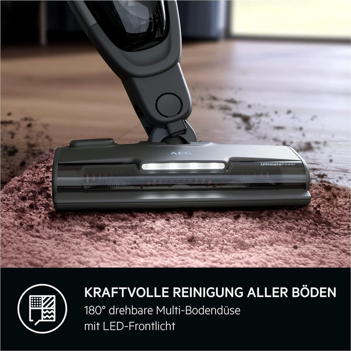 AEG CLEAN 6000 AS62A252XN Akku Staubsauger kabellos/stielstaubsauger beutellos/leise/handstaubsauger