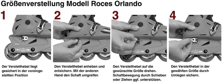 Roces Kinder Inline-skates Orlando 3 30-35 black-pink, 30-35 black-pink