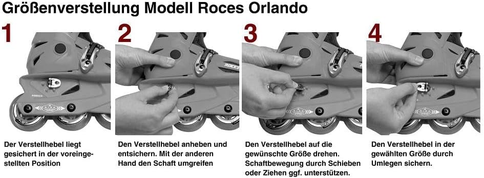 Roces Kinder Inline-skates Orlando 3 30-35 black-pink, 30-35 black-pink