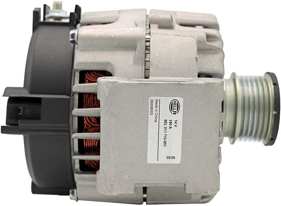 HELLA - Generator/Lichtmaschine - 14V - 180A - für u.a. Mercedes-Benz Sprinter 3,5-T Box (906) - 8EL