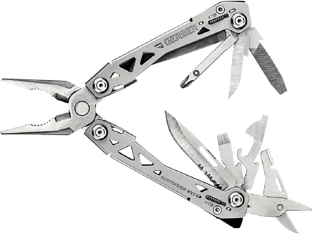 Gerber Multifunktionswerkzeug mit Taschenclip und 15 Funktionen, Suspension NXT Multi-tool, 31-00368
