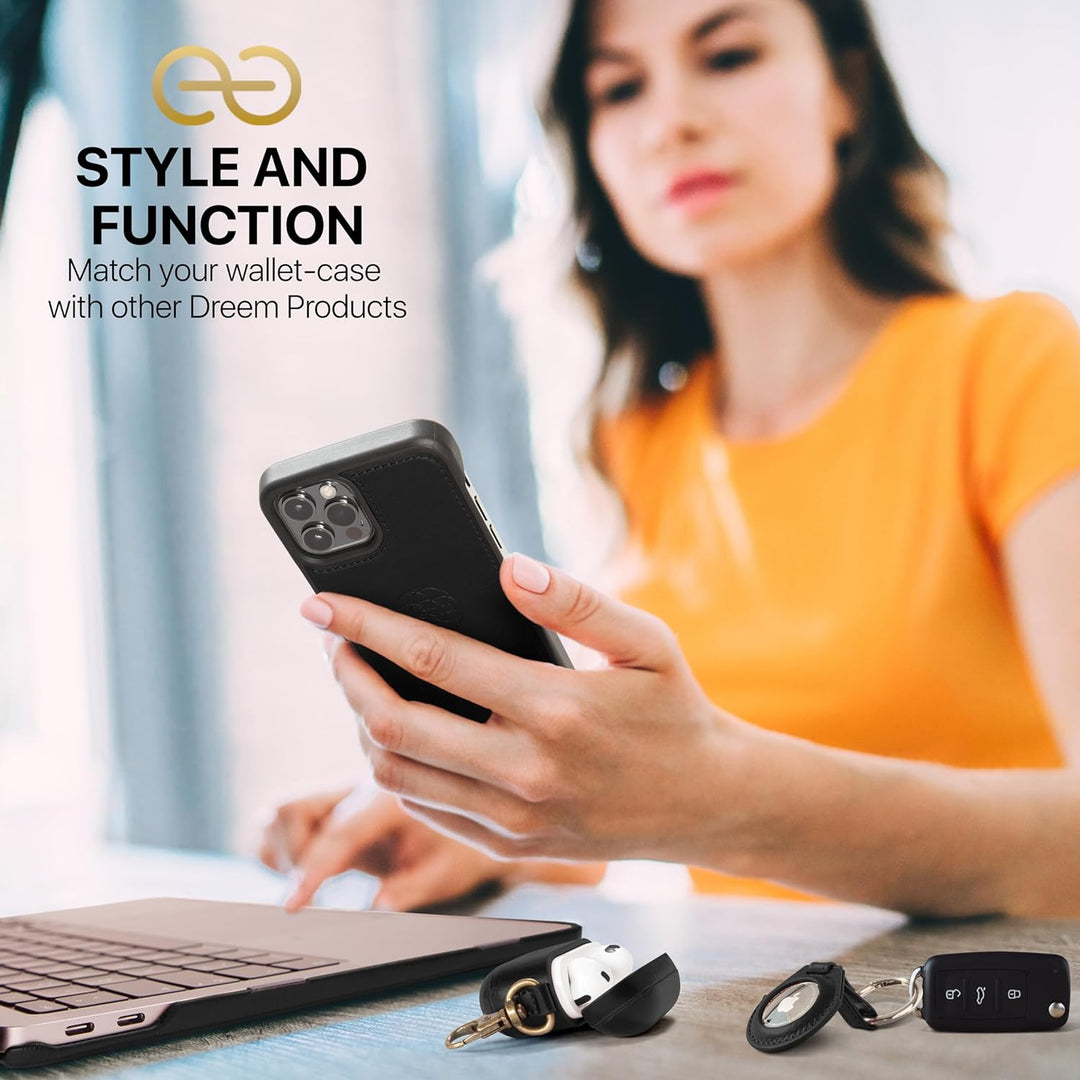 Dreem Fibonacci 2in1 Handyhülle Flipcase für iPhone 12 Pro Max | Magnetisches iPhone Case | TPU Etui