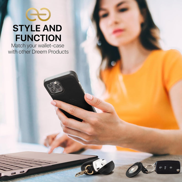 Dreem Fibonacci 2in1 Handyhülle Flipcase für iPhone 12 Pro Max | Magnetisches iPhone Case | TPU Etui