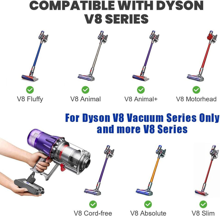 8000mAh/8.0Ah Ersatzakku für Dyson V8 Akku Li-Ionen Batterie für Dyson V8 Animal Absolute Fluffy Mot