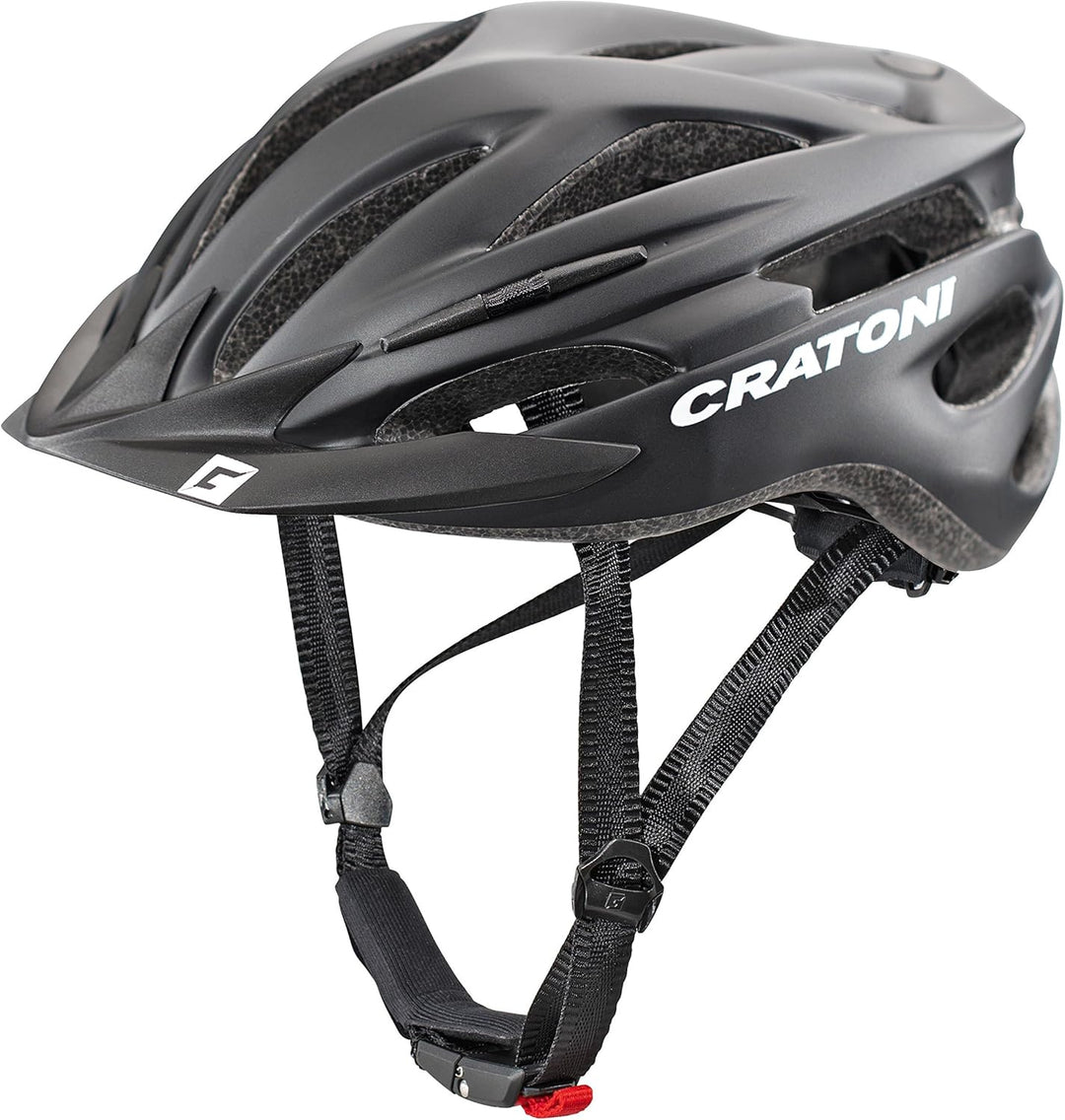Cratoni Pacer+ Fahrradhelm, Black Matt, S-M