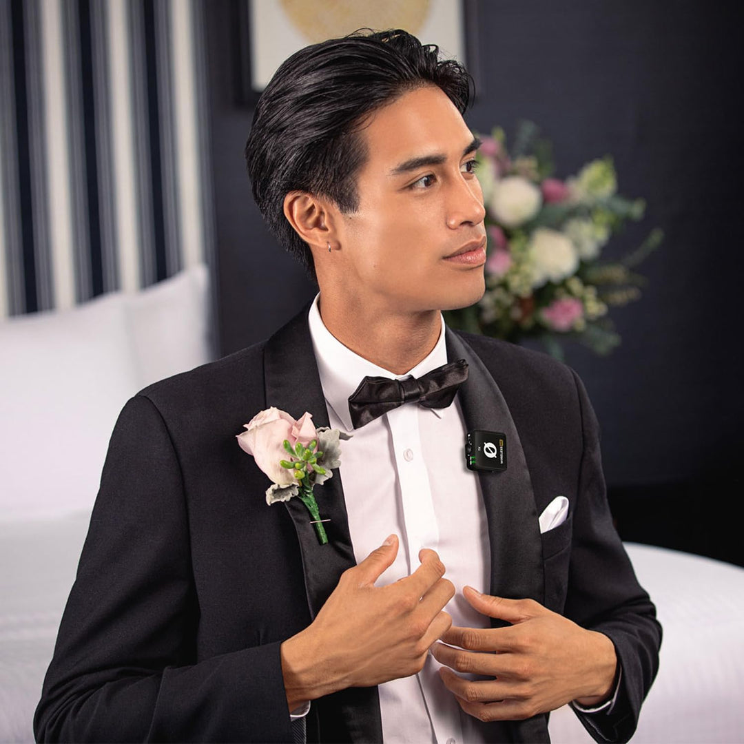 Rode Wireless ME Drahtlos-Mikrofon-Set + Interview GO Griff-Handadapter + keepdrum Fell-Windschutz B