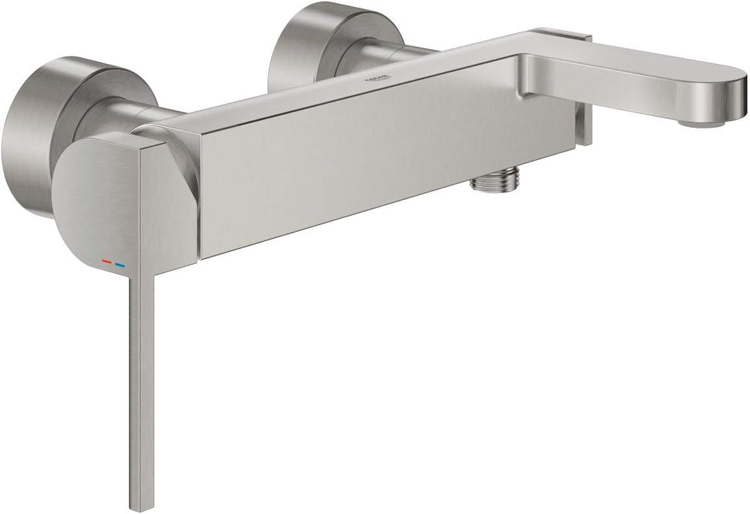 GROHE Plus - Einhand- Brausearmatur (mit Temperaturbegrenzer, integrierter Rückflussverhinderer, ver