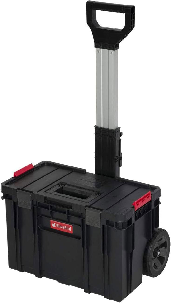 OliveBird 4 In 1 XL Sortimentskasten Werkstattwagen Rollbox Werkzeugkoffer Mobile Werkstatt Werkstat
