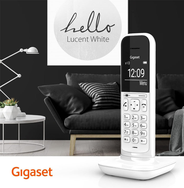 Gigaset CL390HX - Design DECT-Mobilteil mit Ladeschale - Fritzbox-kompatibel - Schnurloses Telefon f