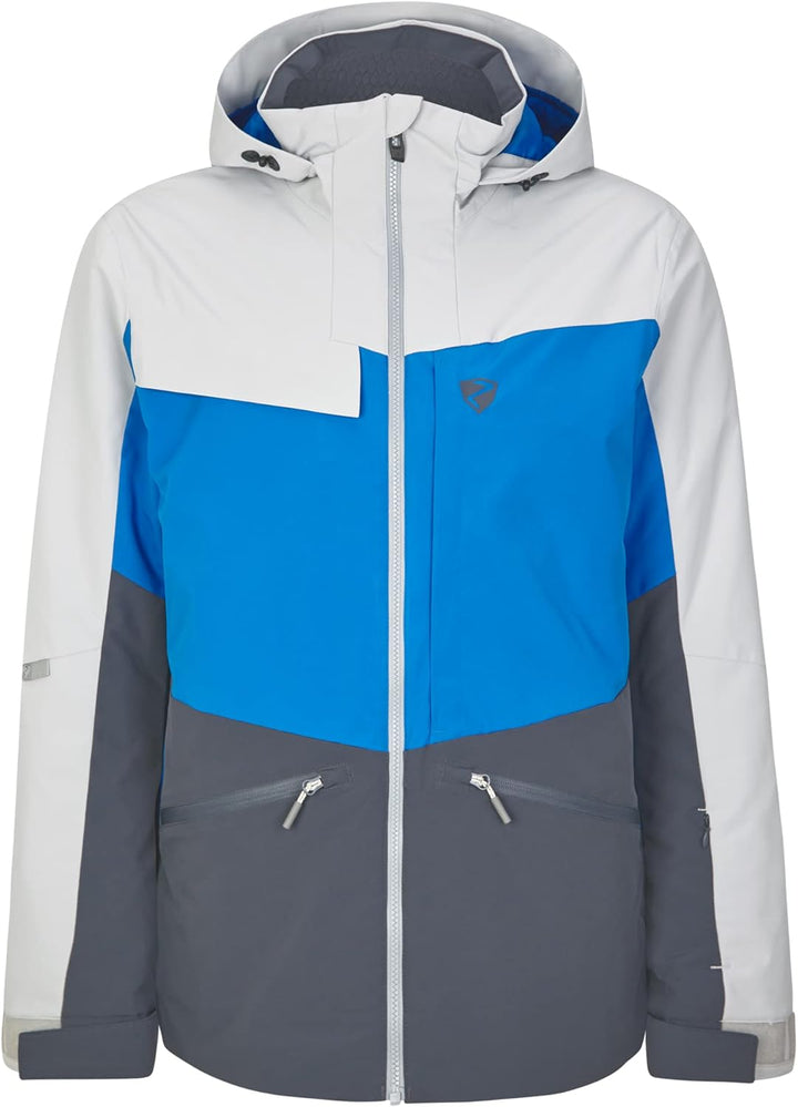 Ziener Herren Tarpu Ski-Jacke/Winter-Jacke | warm, wasserdicht, PFC frei (1er Pack) 56 dusty grey do