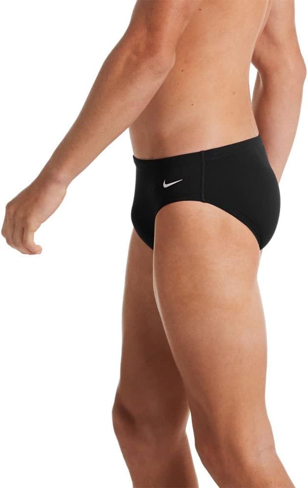 Nike Herren Brief Schwimm-Slips L Schwarz, L Schwarz