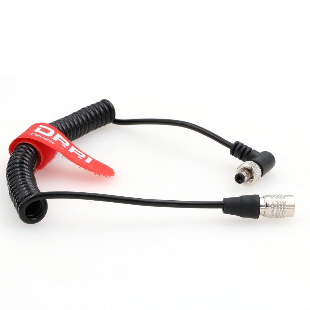 DRRI Spiralkabel für Video-Geräte PIX-E5 PIX-E7 PIX-E5H (4-polig, Hirose auf Verriegelung, 2,1 mm Gl