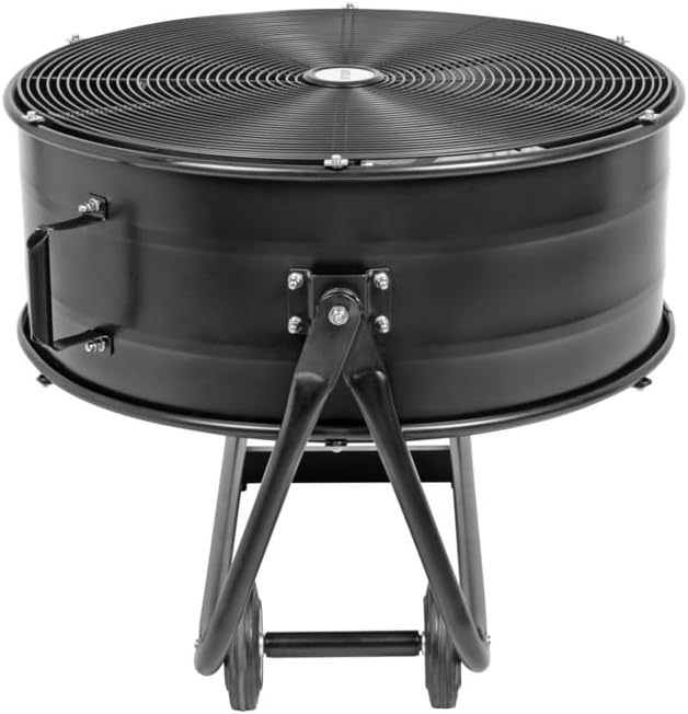 STIER Trommelventilator Bodenventilator, fahrbar, 330W, Ø600mm, Windmaschine, Industrieventilator, H