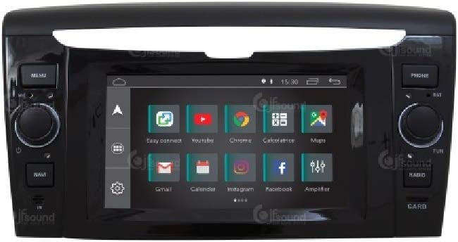 Costum fit Autoradio für Lancia Ypsilon Android GPS Bluetooth WiFi Dab USB Full HD Touchscreen Displ