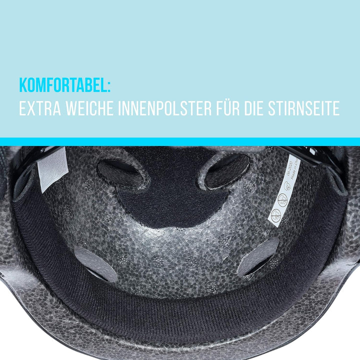 Apollo Skaterhelm Herren, Damen und Kinder | Kinderfahrradhelm | Verstellbar | Skateboard, Scooter,