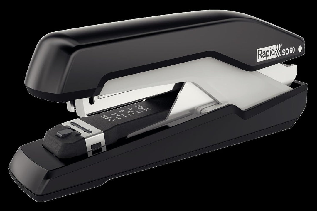 Rapid 5000552 Tacker Super Flachheftgerät (60 Blatt, Mühelos, Omnipress, Hochwertiges Ergonomisches