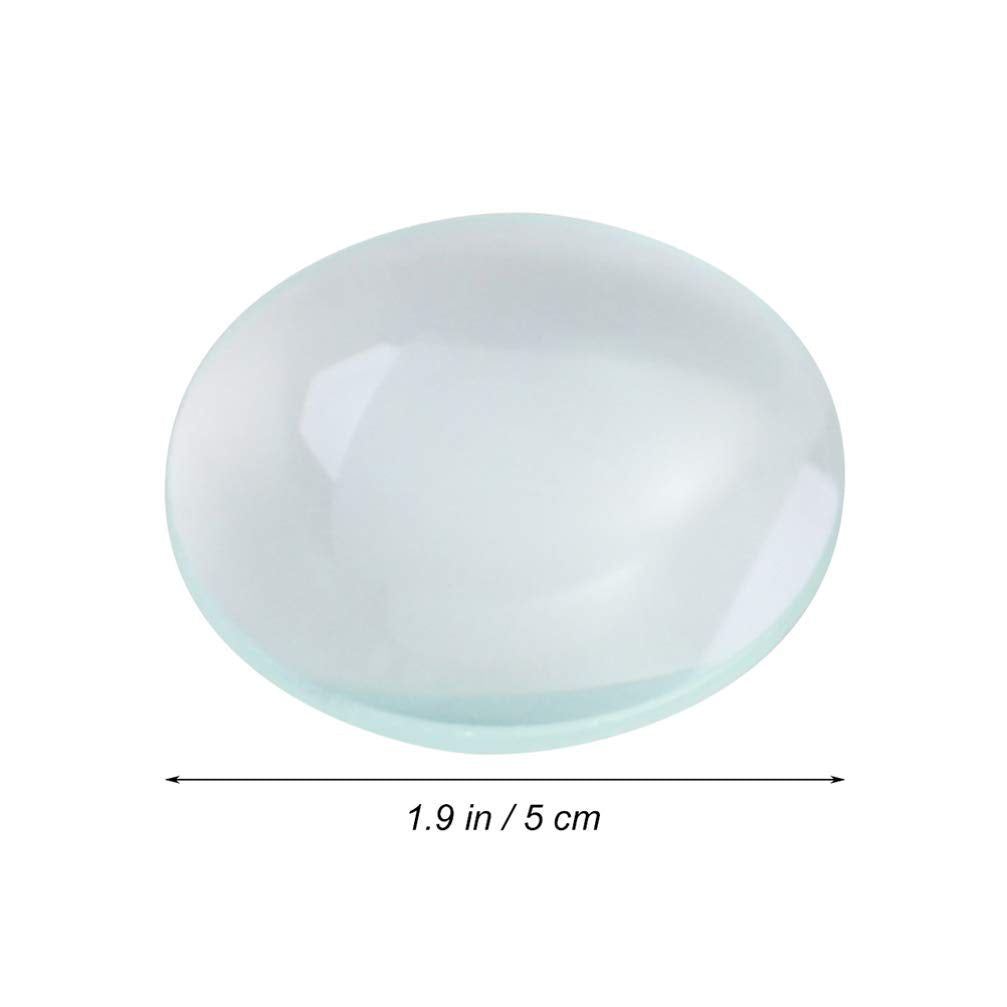 ibasenice Premium Optisches Glas - 6 Stück Glaslinse Optische Linse 3cm / 5cm / 5cm Durchmesser 50 M