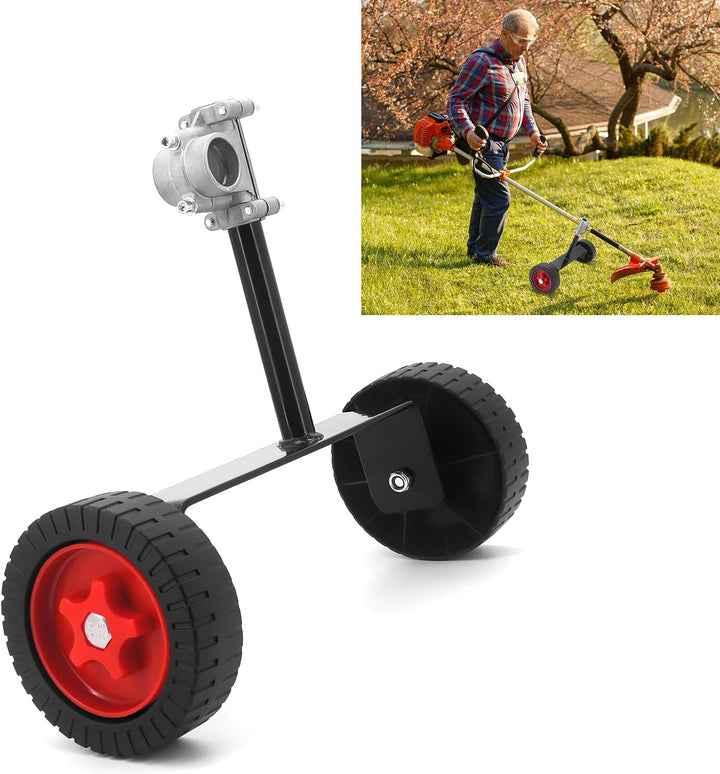 Stützräder Für Trimmer, Universelle Weed Eater-Räder, Verstellbare Hilfsräder Für Mähe, Rad für Rase