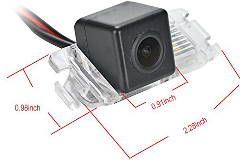 Navinio Rückfahrkamera Einparkhilfe Fahrzeug-spezifische Kamera integriert in Nummernschild Licht fü