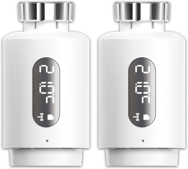 Smart Heizkörperthermostat mit APP ANTELA Digitales Display zur Kontrolle der Heiztemperatur, Kompat