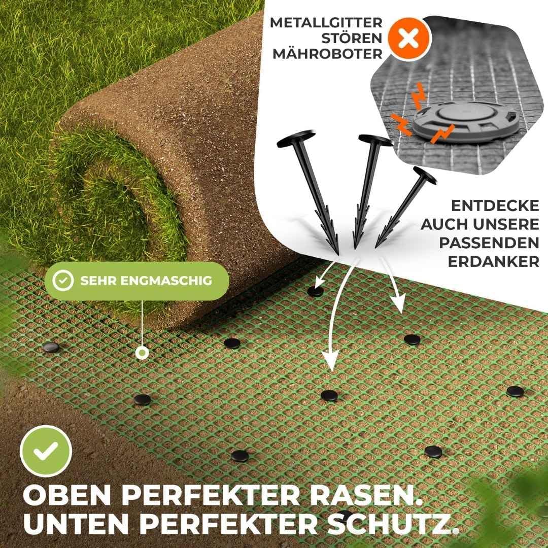 Florade® Premium Maulwurfgitter | 270g/m² | Effektiver Schutz für den Garten | Robust, langlebig, le