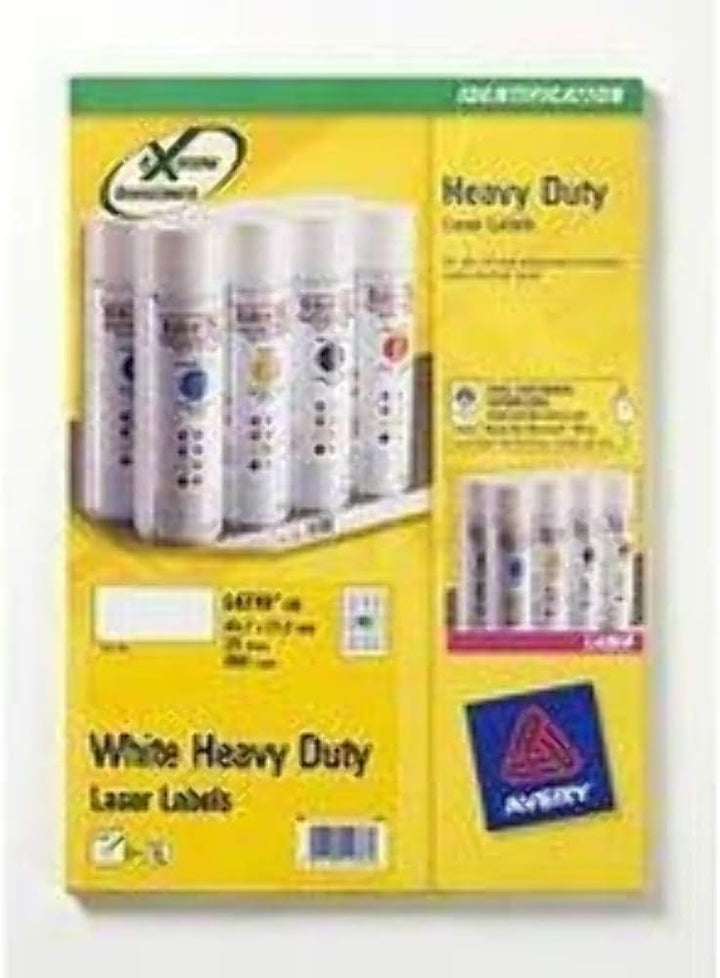 Avery Strapazierfähige Etiketten für Laserdrucker