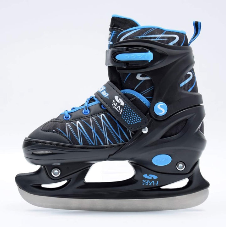 SMJ sport Kinder 2IN1 Inlineskates Schlittschuhe Verstellbar Inliner ABEC7 Jack 26-29, 26-29