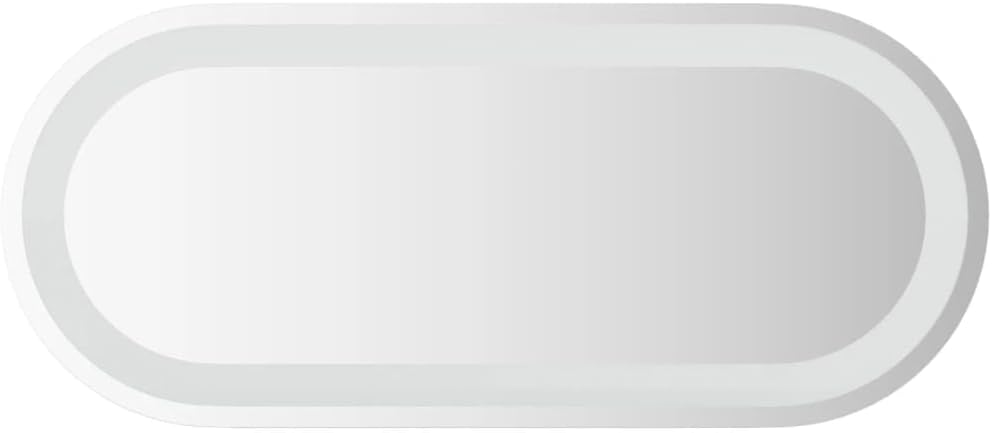 vidaXL LED Badspiegel, Spiegel für Badezimmer, Badezimmerspiegel Wandmontage mit 1 Haken, Wandspiege