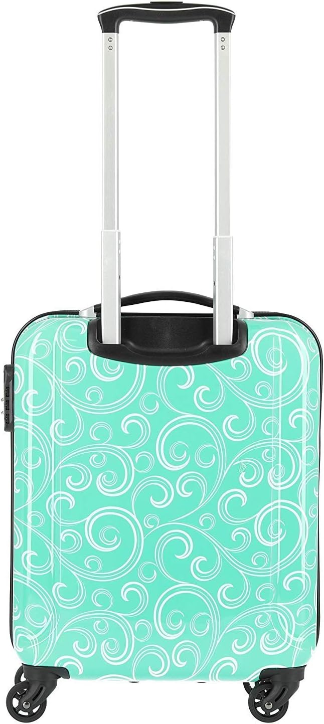 Bowatex Kleiner Koffer mit Handgepäck Masse Gelb Apricot Blume 53 cm