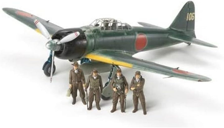 TAMIYA TAM61108 - 0.075 Mitsubishi A6M3/3a Zero Fighter PE Flugzeug - Plastikbausatz - Modellbau - o