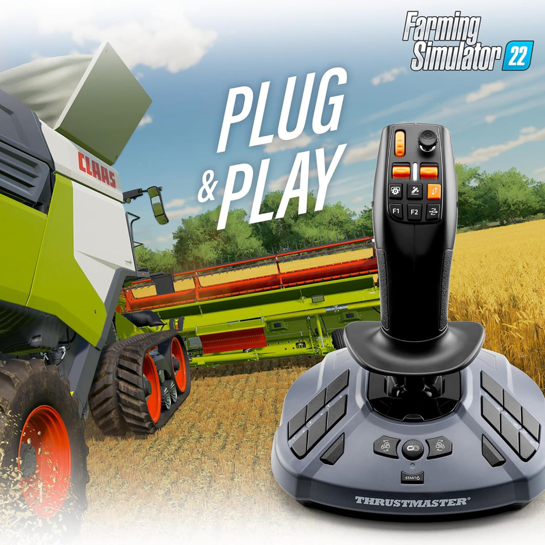 Thrustmaster SimTask FarmStick – Präziser und Multifunktionaler Joystick für Farming-Simulatoren, Fa