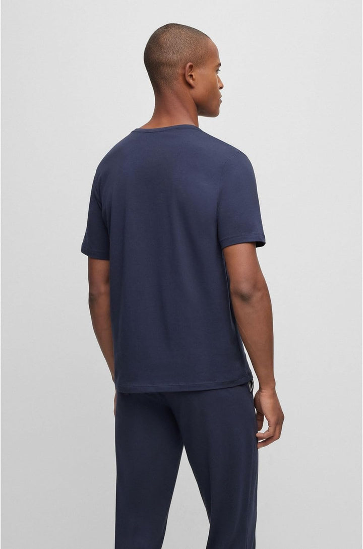 BOSS Herren T-Shirt Mix & Match mit Logo, DarkBlue, S
