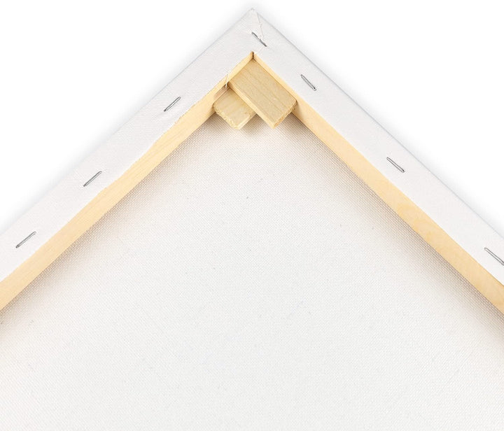 Stylex 28635-P6 - Keilrahmen 30 x 100 cm, mit Leinwand aus 100 % Baumwollgewebe bespannt, grundiert,