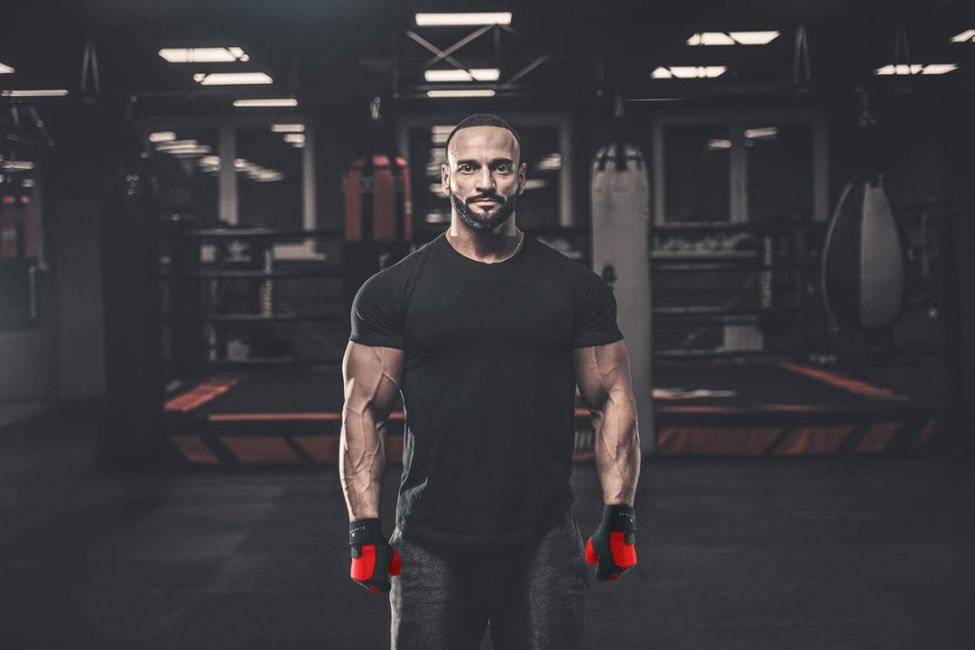 BLACKROX Fitnesshandschuhe echtes Leder Herren & Damen V3 Boston Kraftsport Handgelenkschutz Trainin