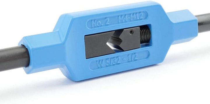 GSR Silver Windeisen DIN 1814 verstellbar, Handgewindebohrer (Gr.3 | M5 - M20), Spannbacken aus Werk