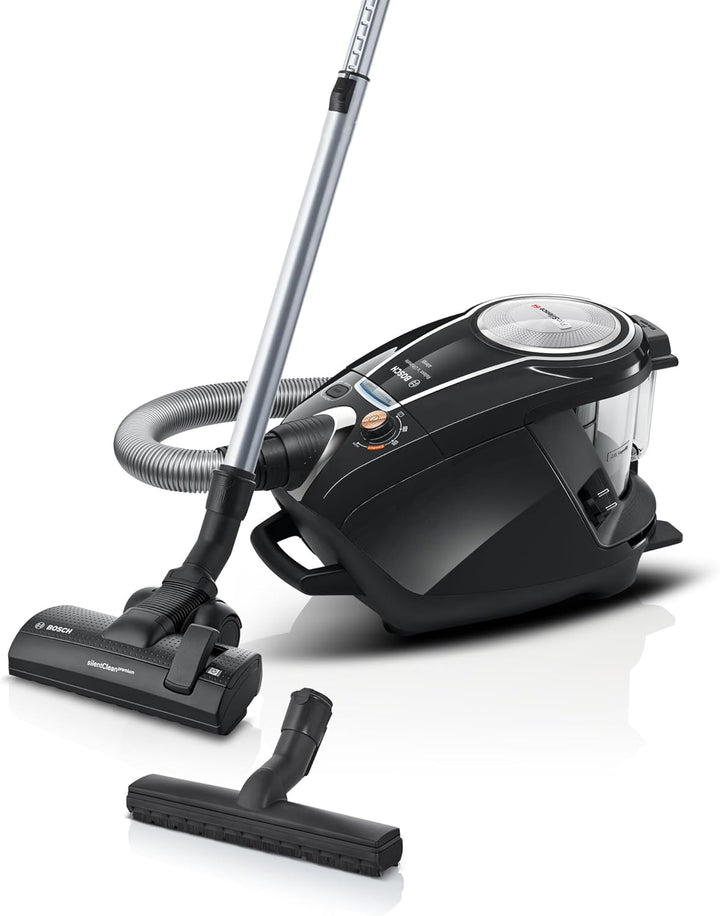 Bosch Staubsauger beutellos ProSilence Serie 8 BGS7MS64, Bodenstaubsauger, leise, Hygiene-Filter, Bo