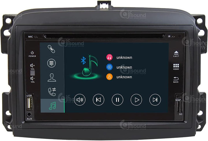 Costum fit Autoradio für FIAT 500L Old DVD Android GPS Bluetooth WiFi Dab USB Full HD Touchscreen Di