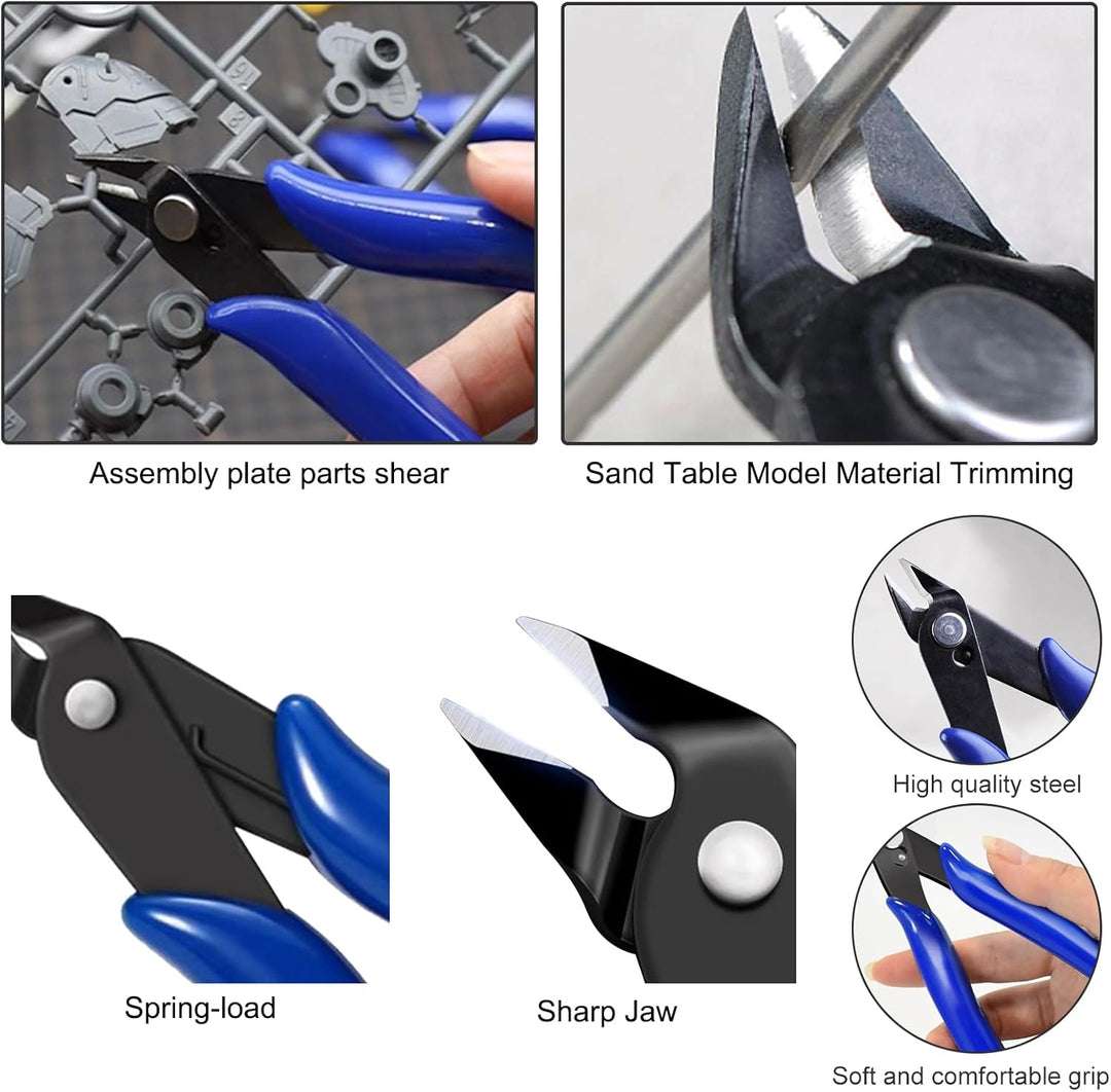 Habwea 26 STÜCKE Modellbau Werkzeug Set, Gundam Modellbausatz Modellbauwerkzeuge für Architektur Mod