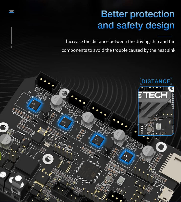 BIGTREETECH SKR Mini E3 V3.0 Steuerplatine Support TMC2209 Stepper Driver Upgrade 32Bit 3D-Drucker S
