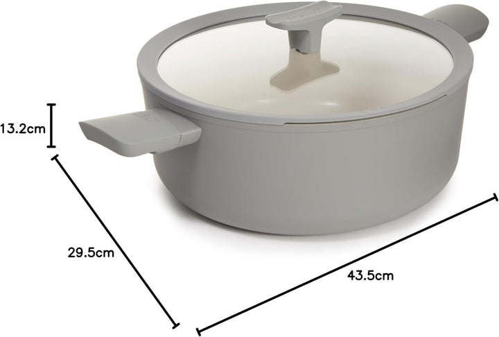 BergHOFF Leo Suppen-/ Gemüsetopf mit Deckel Balance Moonmist 28 cm - Leo